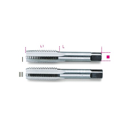 Beta Hand Tap, M22X1.5, Fine Pitch 4330225